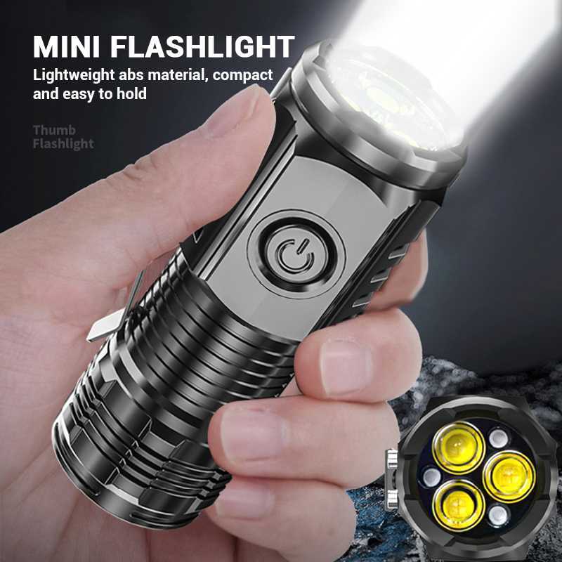 3 Core LED Mini Tactical Flashlight